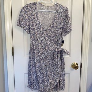 NWT Women’s floral wrap dress.